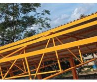 Premium MS Fabric Canopy - Heavy-Duty Mild Steel Frame Tension Fabric Awning Shelter, Waterproof UV-Resistant PVC or Polycarbonate Cover, Wind-Resistant Cantilever or Hip Design for Shops, Restaurants, Parking Lots, Gas Stations & Building Entrances - Who